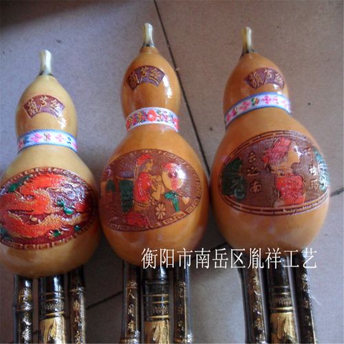 精品葫芦丝批发 演奏葫芦丝 民族乐器紫竹双音葫芦丝